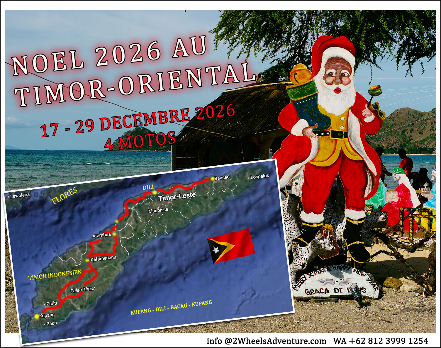 voyage moto timor oriental